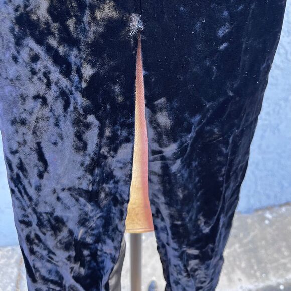 Vintage 1970s Mod Velvet Vest Long Tunic Size S/M - Picture 9 of 10